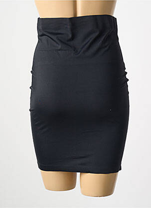 Jupon /fond de robe effet matière satinée noir JULIMEX femme