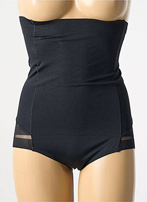 Culotte gainante effet matière satinée noir JULIMEX femme