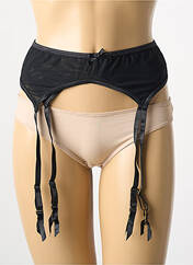 Guêpière/Porte-jarretelle noir LINGERIE STORY pour femme seconde vue