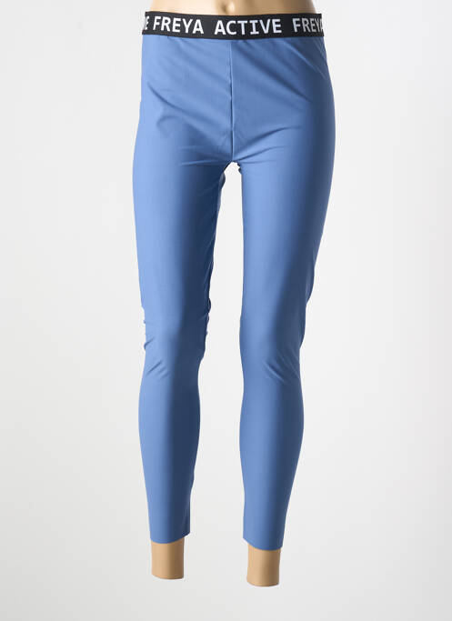 Legging tissage jersey taille normale bleu FREYA femme