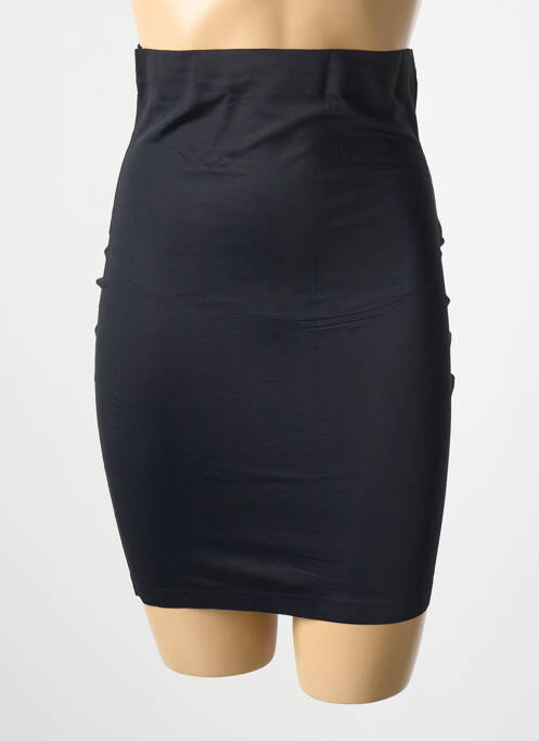 Jupon /fond de robe effet matière satinée noir JULIMEX femme
