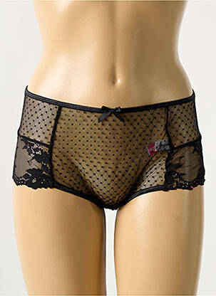 Shorty stretch noir LINGERIE STORY femme