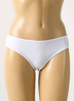 Tanga stretch blanc LINGERIE STORY femme
