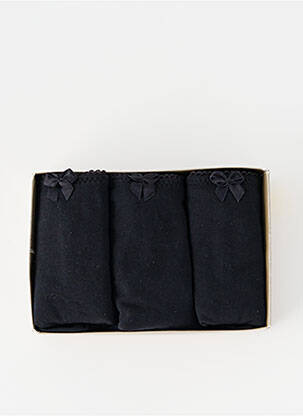 Tanga stretch noir VERDISSIMA femme