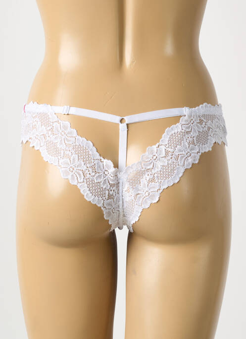 Tanga blanc LINGERIE STORY femme