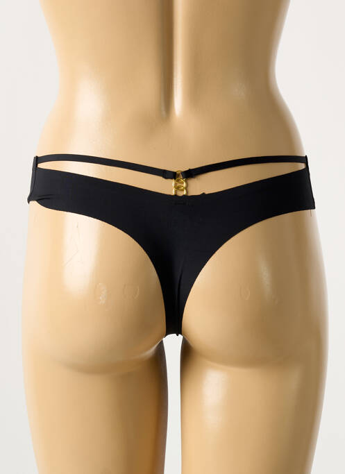 Tanga noir LINGERIE STORY femme