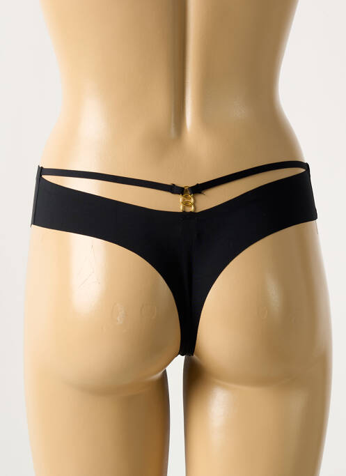 Tanga noir LINGERIE STORY femme