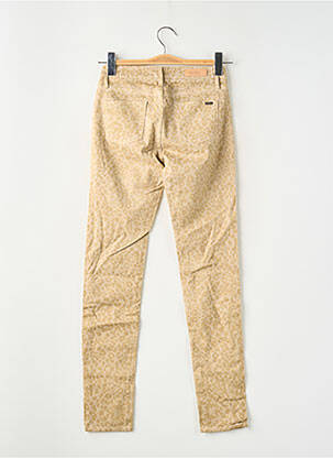 Jeans coupe slim stretch taille normale beige REIKO femme
