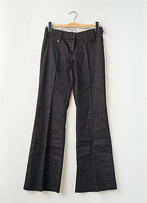 Pantalon flare taille basse taille basse noir LES P'TITES BOMBES femme