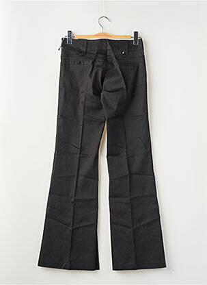 Pantalon flare taille basse taille basse noir LES P'TITES BOMBES femme