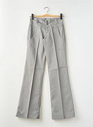 Pantalon flare taille normale taille normale gris LES P'TITES BOMBES femme