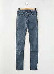 Jeans skinny stretch taille basse bleu SCHOOL RAG femme