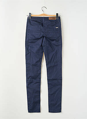 Pantalon slim taille basse taille basse bleu LPB femme