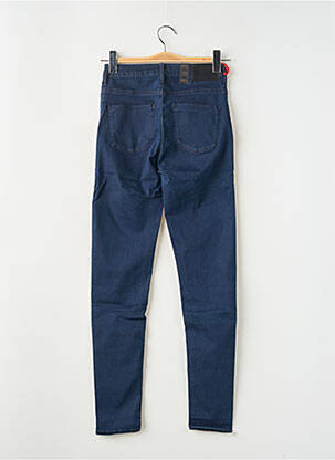 Jeans coupe slim stretch taille haute bleu SCHOOL RAG femme