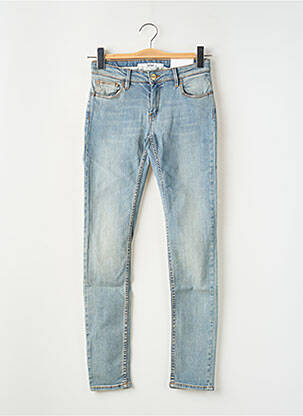 Jeans coupe slim stretch taille normale bleu REIKO femme