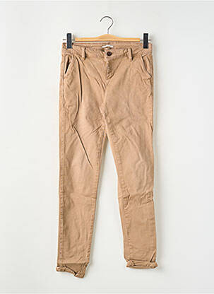 Pantalon chino taille basse taille basse beige CIMARRON femme