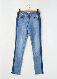 Jeans coupe slim taille basse taille basse bleu CIMARRON femme