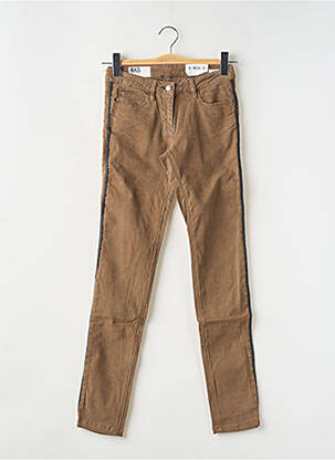 Jeans coupe slim stretch taille normale marron WAS femme