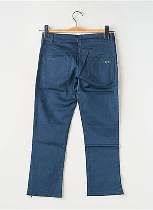 Pantalon slim tissage popeline taille normale bleu LES P'TITES BOMBES femme