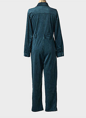 Combi-pantalon col chemisier manches longues bleu RUE MAZARINE femme