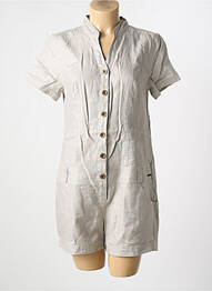 Combishort poches manches courtes gris LES P'TITES BOMBES femme