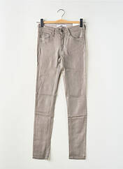 Jeans coupe slim gris REIKO pour femme seconde vue