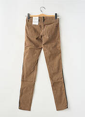 Jeans coupe slim marron WAS pour femme seconde vue