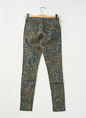 Jeans coupe slim vert REIKO pour femme seconde vue