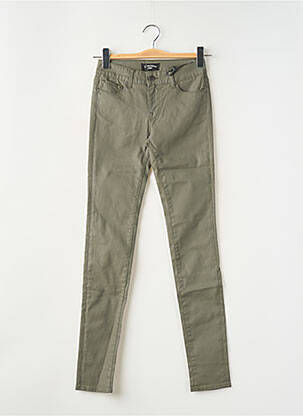 Jeans skinny vert CIMARRON pour femme