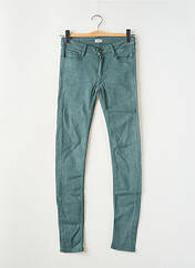 Jeans skinny vert REIKO pour femme seconde vue