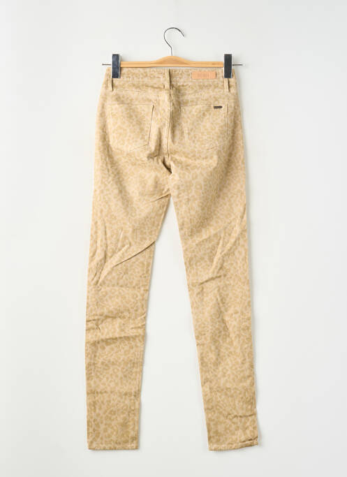 Jeans coupe slim stretch taille normale beige REIKO femme