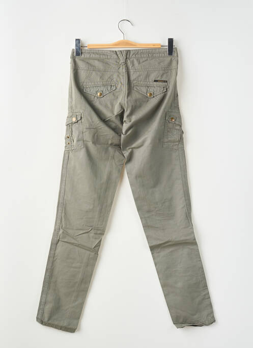 Pantalon cargo tissage popeline taille normale vert ATTRACT femme