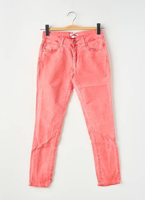 Jeans coupe slim taille basse taille basse rouge REIKO femme