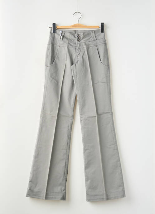 Pantalon flare taille normale taille normale gris LES P'TITES BOMBES femme