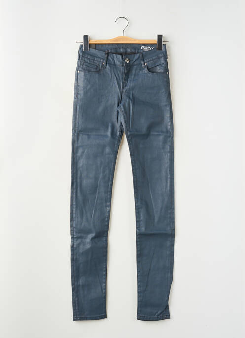 Jeans skinny stretch taille basse bleu SCHOOL RAG femme
