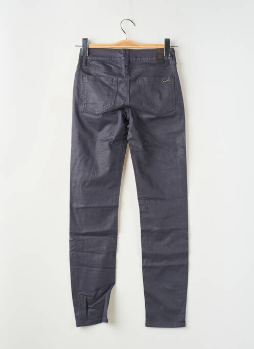 Jeans skinny stretch taille basse bleu SCHOOL RAG femme