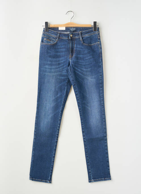 Jeans coupe slim stretch taille normale bleu KANOPE femme