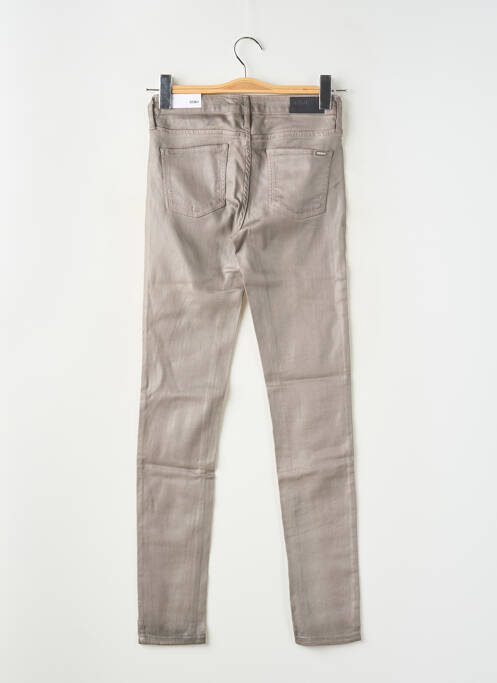 Jeans coupe slim taille basse taille basse gris REIKO femme