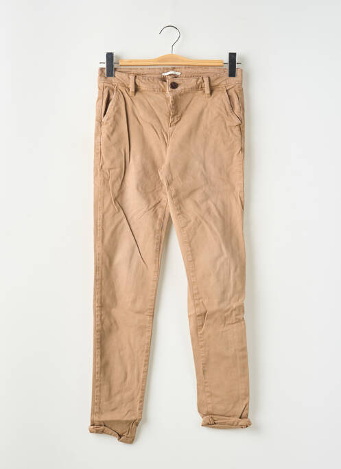 Pantalon chino taille basse taille basse beige CIMARRON femme