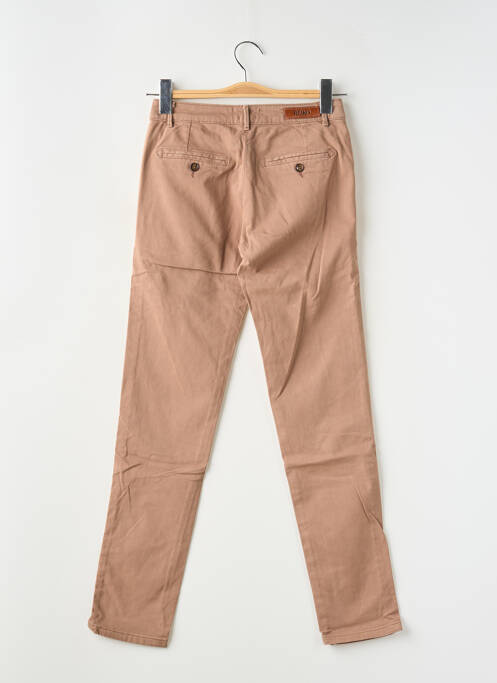 Pantalon chino taille basse taille basse marron REIKO femme