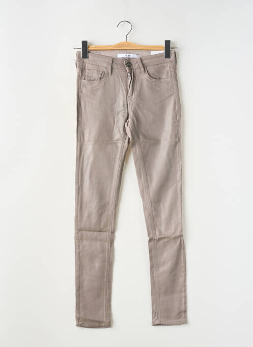 Jeans skinny taille basse taille basse gris REIKO femme