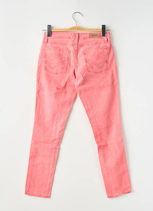 Jeans coupe slim taille basse taille basse rouge REIKO femme