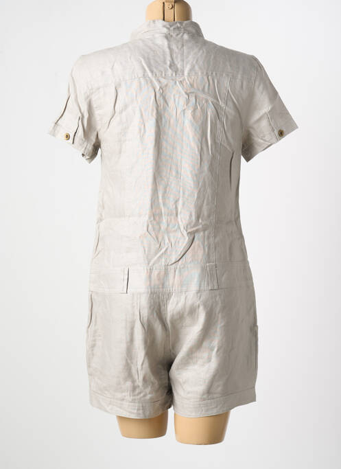 Combishort poches manches courtes gris LES P'TITES BOMBES femme