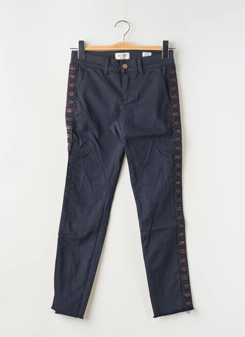 Pantalon chino bleu HAPPY pour femme