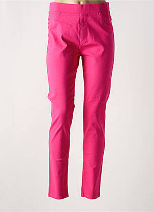 Jegging taille haute taille haute rose CHRISTY femme
