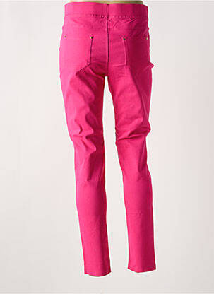 Jegging taille haute taille haute rose CHRISTY femme