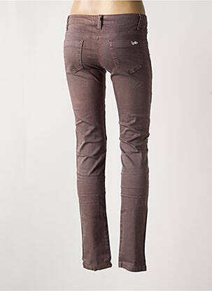 Jeans coupe slim taille basse taille basse violet LES P'TITES BOMBES femme