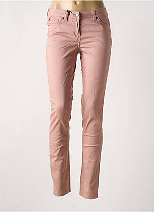 Pantalon slim taille basse taille basse rose LES P'TITES BOMBES femme