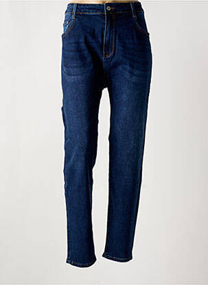 Jeans coupe slim stretch taille normale bleu BS JEANS femme