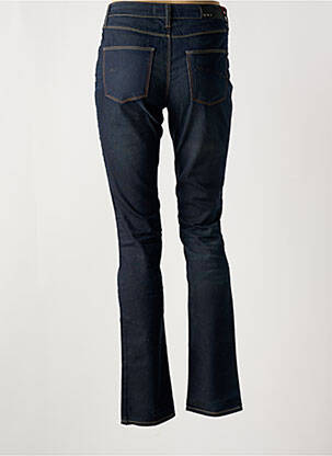 Jeans coupe slim stretch taille basse bleu KANOPE femme
